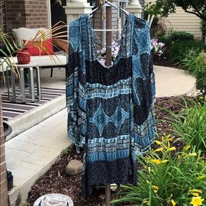 Free People bell sleeve dress